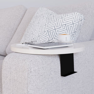 Dienblad armleuning Kuleskyd rond Ø34 cm [en.casa]
