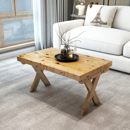 [en.casa] Salontafel Tommerup grenen - 2 varianten