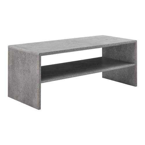 Salontafel Milaan met plank 100x40x40 cm - 4 kleuren