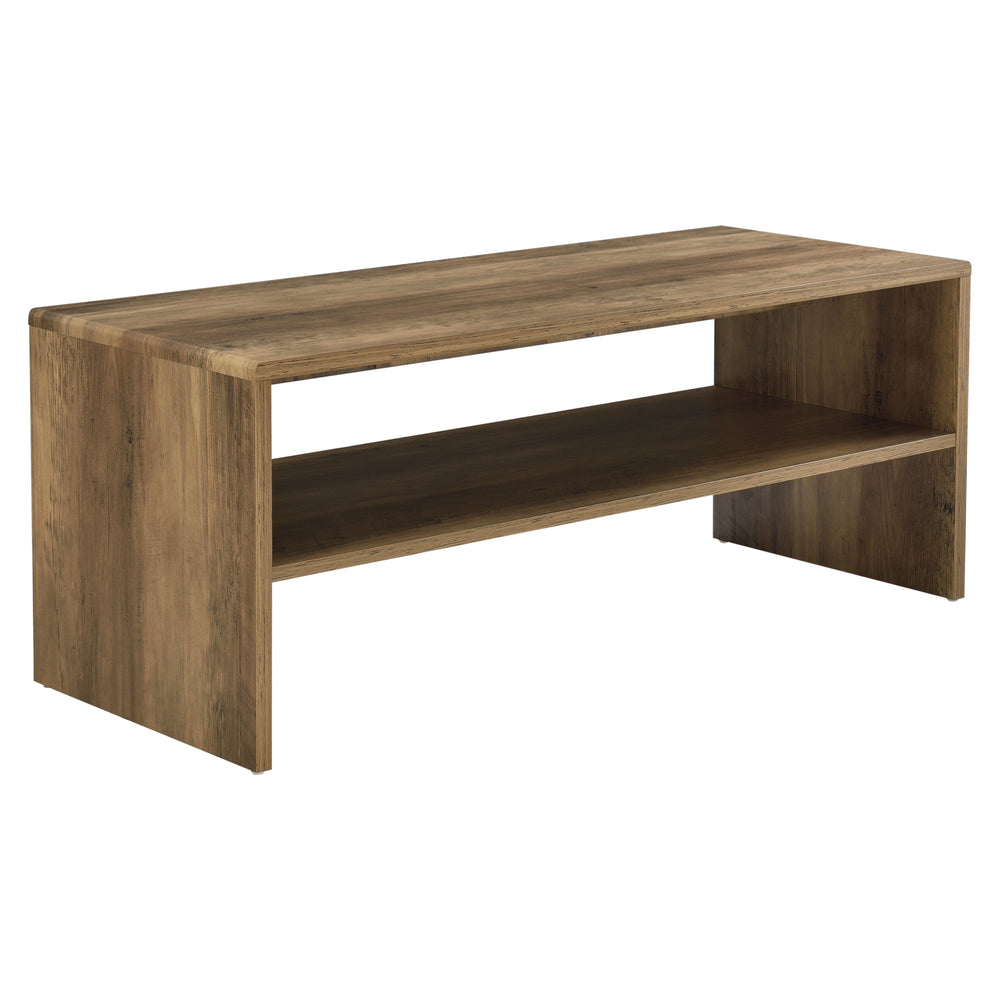 Salontafel Milaan met plank 100x40x40 cm - 4 kleuren