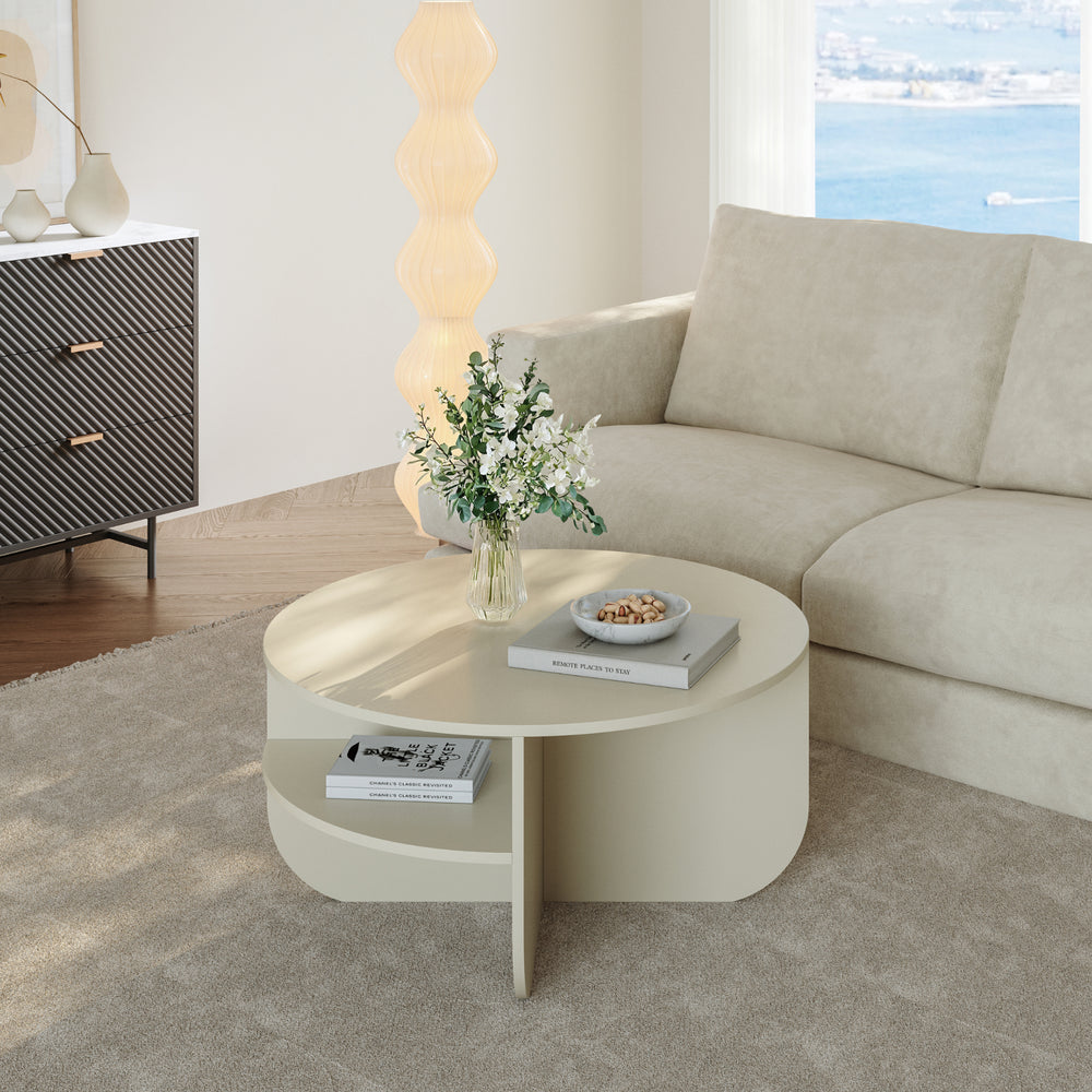 Salontafel Reykhon rond Ø80x41 cm [en.casa]