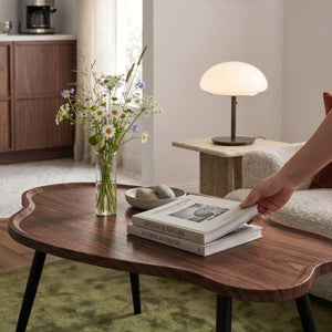 Salontafel Trestaneng 100x60x47 cm walnootlook [en.casa]