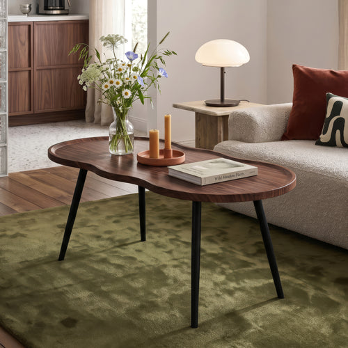 Salontafel Ken 100 x 60 x 47 cm walnootlook [en.casa]