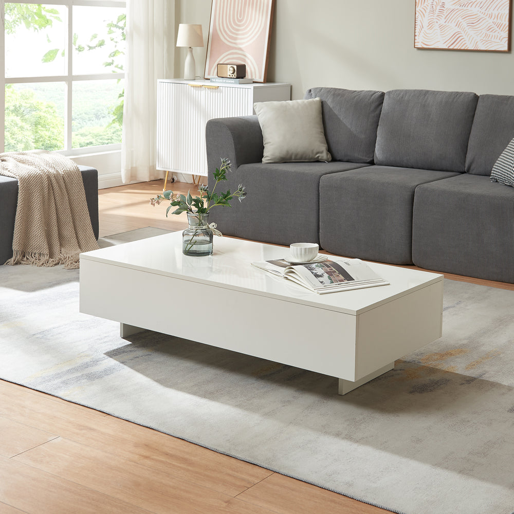 Salontafel Braunschweig 115x55x31 cm hoogglans - 2 varianten