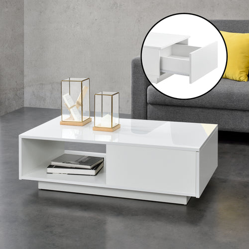 Salontafel Biskra 95x55x31 cm Hoogglans en.casa - premiumXL