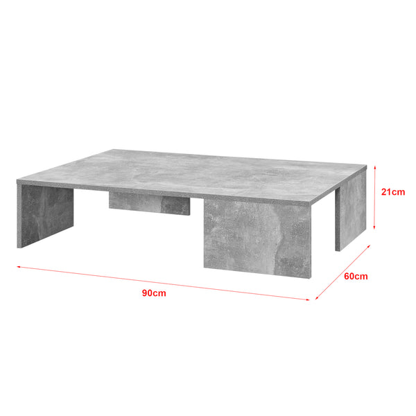 Salontafel Tierp 90x60x21 cm spaanplaat - 3 varianten