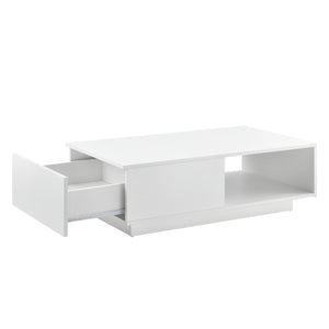 Salontafel Biskra met plank en lade 95x55x31 cm - verschillende kleuren
