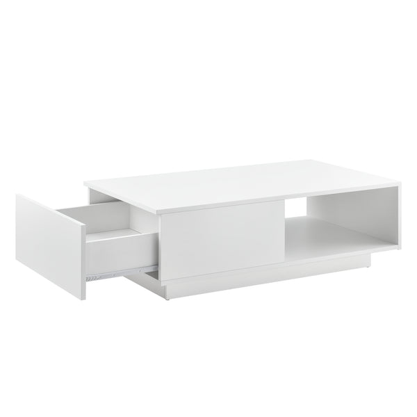 Salontafel Biskra met plank en lade 95x55x31 cm - verschillende kleuren
