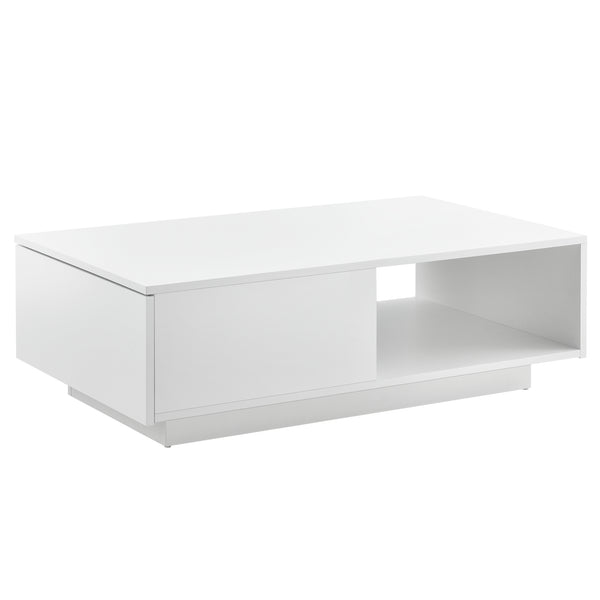 Salontafel Biskra met plank en lade 95x55x31 cm - verschillende kleuren