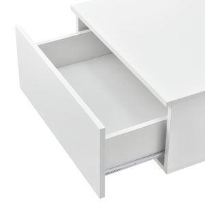 Salontafel Biskra met plank en lade 95x55x31 cm - verschillende kleuren