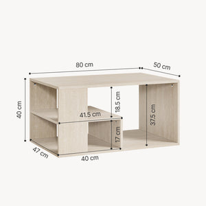 Salontafel Antaa 80x50x40 cm [en.casa]