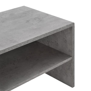 Salontafel Milaan met plank 100x40x40 cm - 4 kleuren
