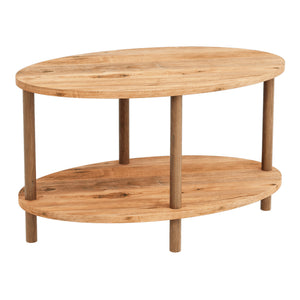 Salontafel Højreby ovaal 43x70x44 cm [en.casa]