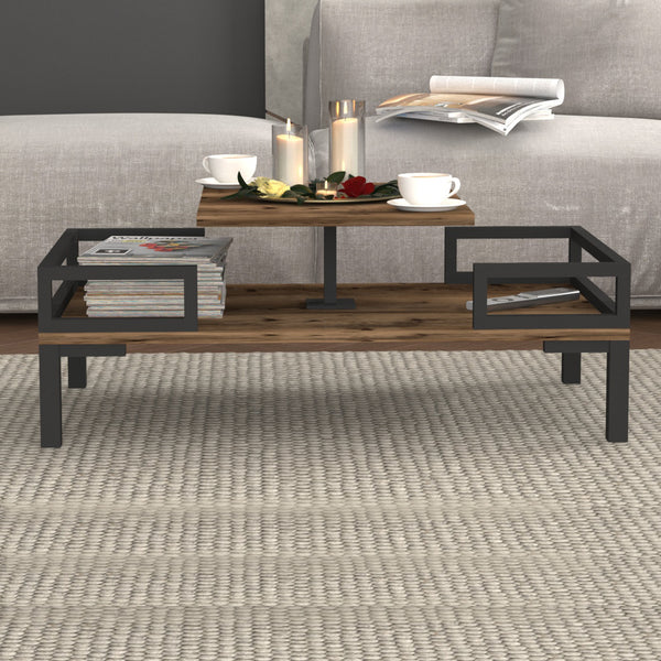 [en.casa] Salontafel Hultsfred 90x50x34,5 cm - 3 varianten