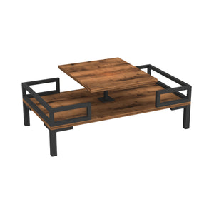 [en.casa] Salontafel Hultsfred 90x50x34,5 cm - 3 varianten