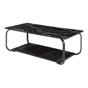 Salontafel Kolta rechthoekig met onderblad 120x60x43 cm [en.casa]