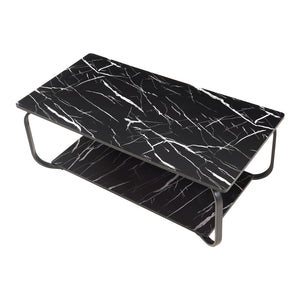 Salontafel Kolta rechthoekig met onderblad 120x60x43 cm [en.casa]
