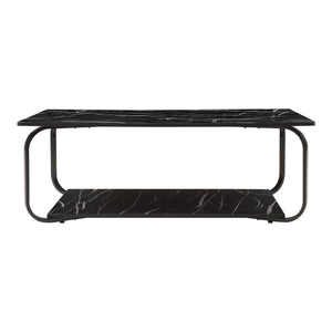 Salontafel Kolta rechthoekig met onderblad 120x60x43 cm [en.casa]