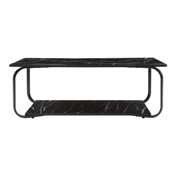 Salontafel Kolta rechthoekig met onderblad 120x60x43 cm [en.casa]