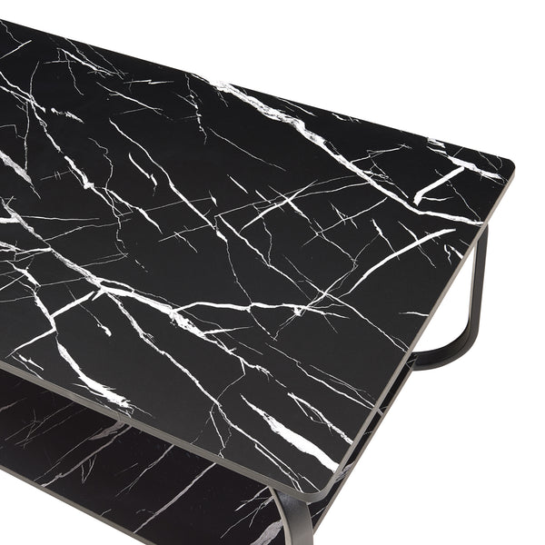 Salontafel Kolta rechthoekig met onderblad 120x60x43 cm [en.casa]