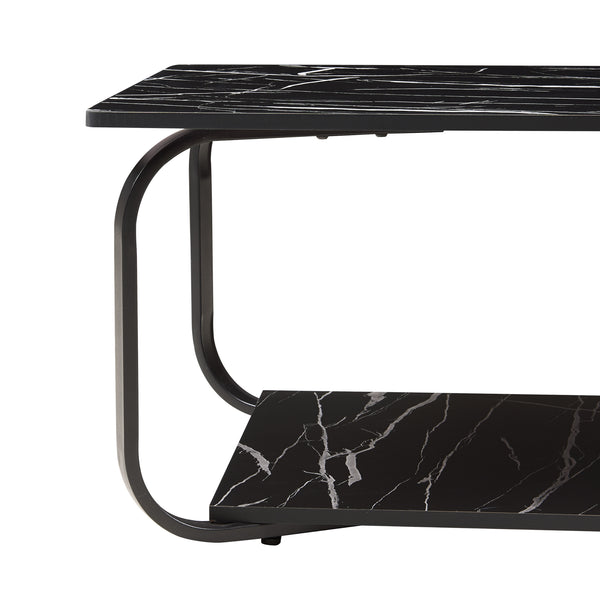 Salontafel Kolta rechthoekig met onderblad 120x60x43 cm [en.casa]