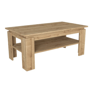 Salontafel Krirdfjos met onderplank spaanplaat 110x60x47 cm [en.casa]