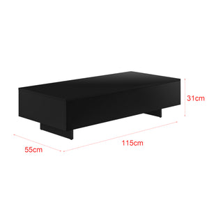 Salontafel Braunschweig 115x55x31 cm hoogglans - 2 varianten