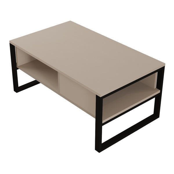 Salontafel Laukaa met plank 100x60x45 cm [en.casa]