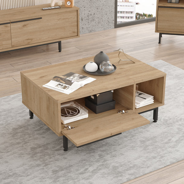Salontafel Majaajoå 90x60x37,5 cm [en.casa]