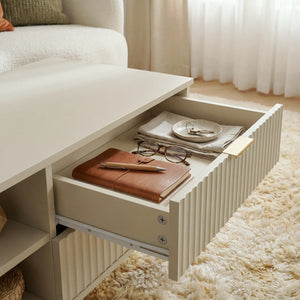 Salontafel Nand met 2 lades [en.casa]