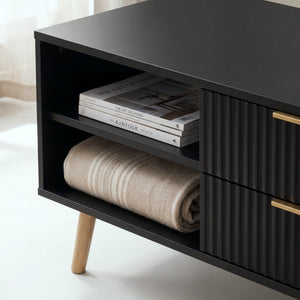 Salontafel Nand met 2 lades [en.casa]
