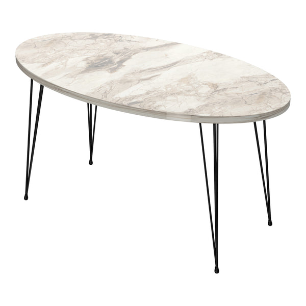 [en.casa] Salontafel Skævinge ovaal 43x90x50 cm - 6 varianten
