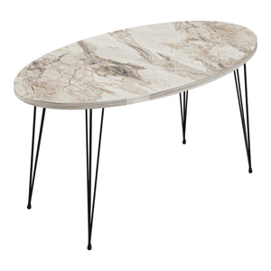 [en.casa] Salontafel Skævinge ovaal 43x90x50 cm - 6 varianten