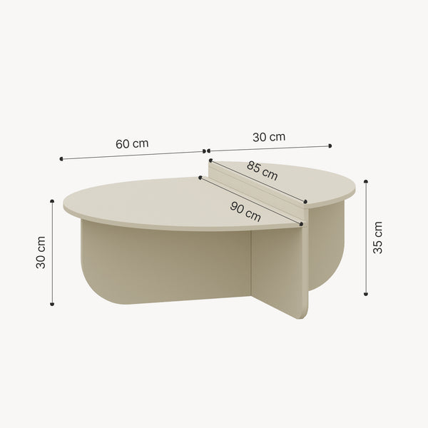 Salontafel Tondesdaslo 90x90x35 cm [en.casa]