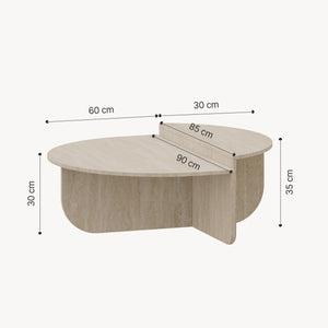 Salontafel Tondesdaslo 90x90x35 cm [en.casa]