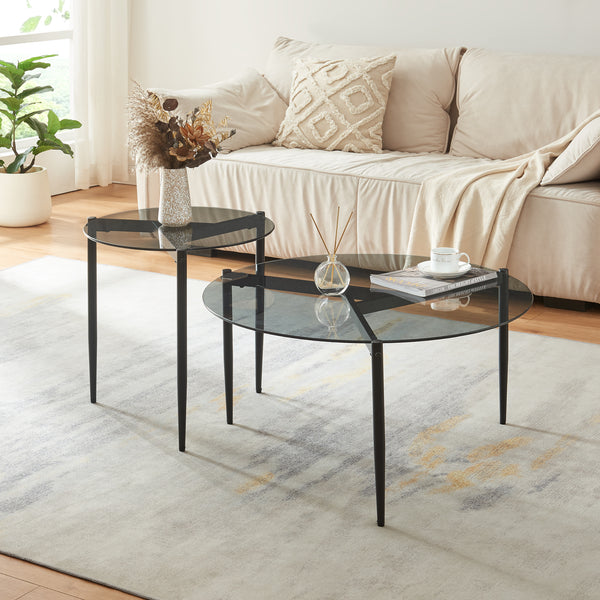 Salontafel Ulökantaa Ø80x40 cm [en.casa]