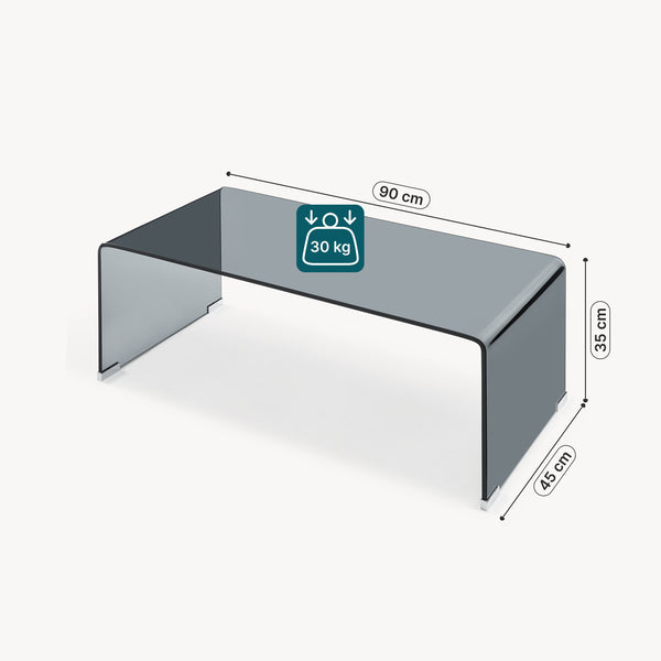 Salontafel Väsas 90x90x35 cm [en.casa]