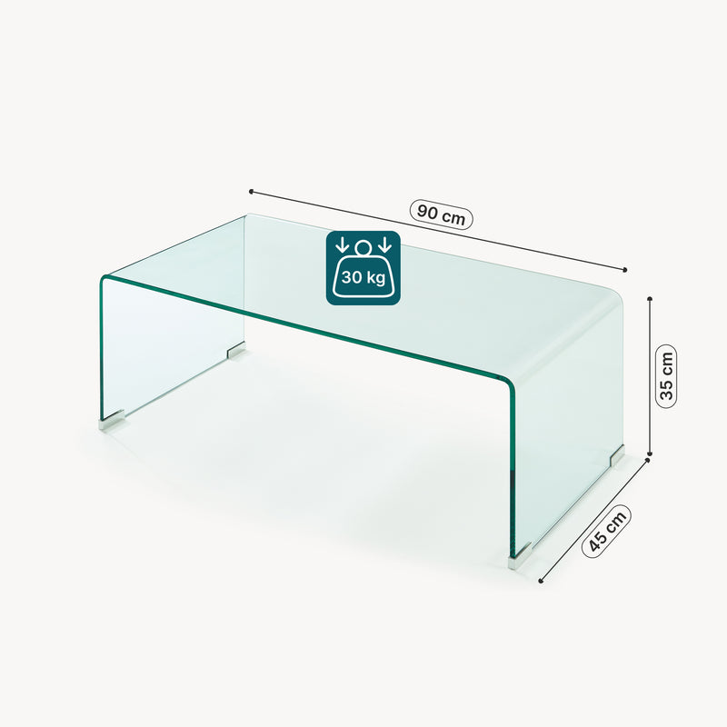 Maatschets Salontafel Väsas 90x90x35 cm [en.casa]