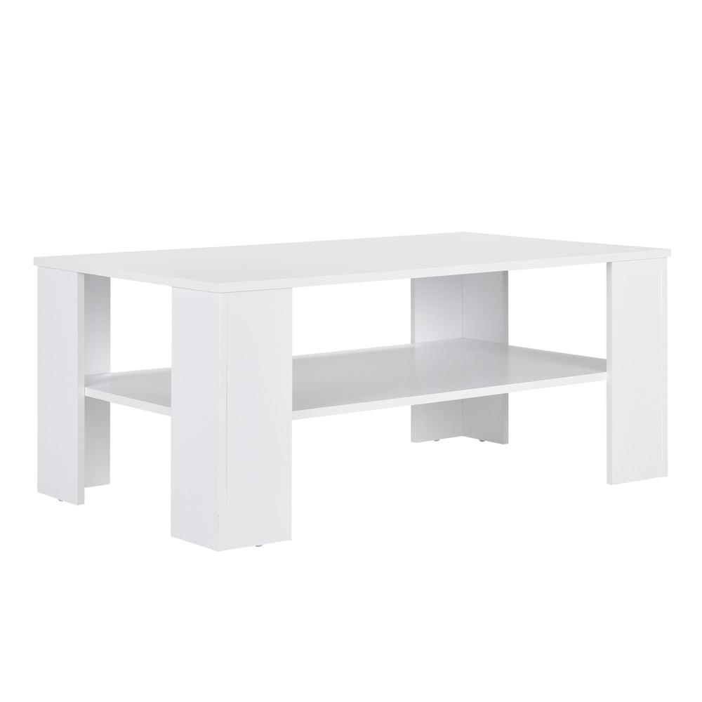 Salontafel Patrice met plank MDF 100x60x43 cm - verschillende kleuren