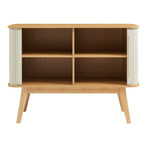 Commode Tysvær dressoir bamboe 110x40x80 cm [en.casa]