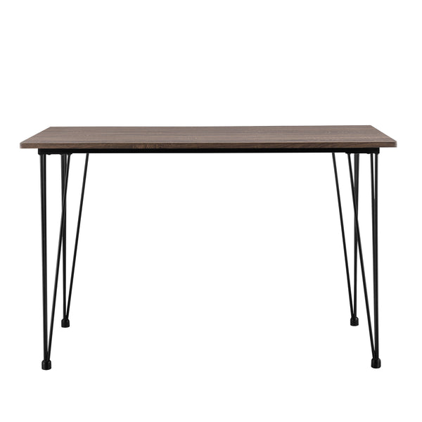 Eettafel Bordeaux 120x70x75 cm MDF en staal - verschillende kleuren