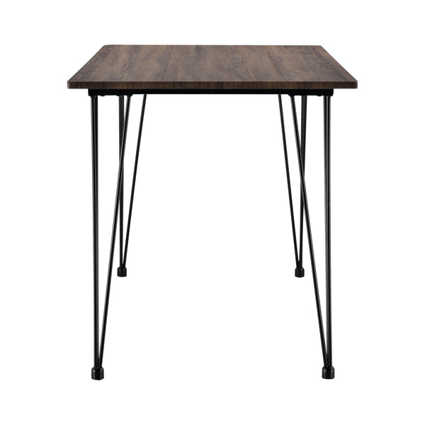 Eettafel Bordeaux 120x70x75 cm MDF en staal - verschillende kleuren