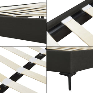 Tweepersoonsbed Lilla met bedbodem [en.casa]