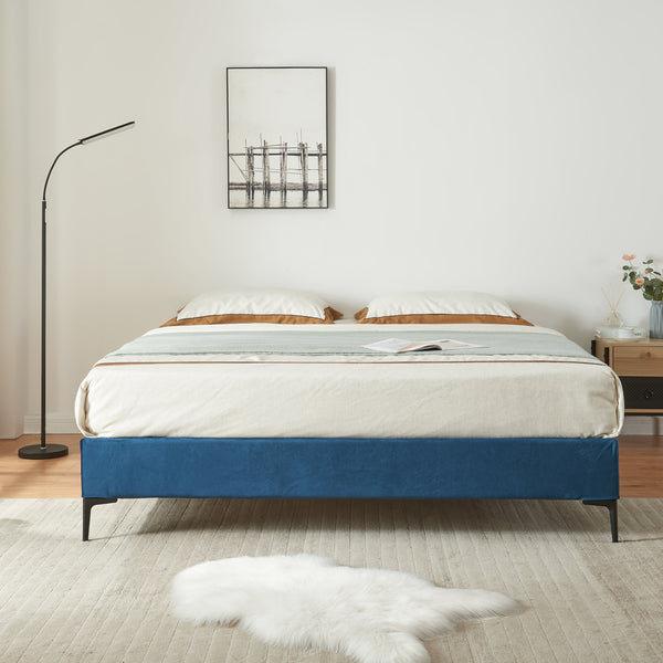 Tweepersoonsbed Lilla met bedbodem [en.casa]
