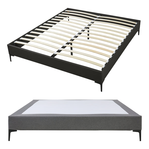 Tweepersoonsbed Lilla met bedbodem [en.casa]