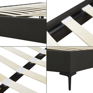 Tweepersoonsbed Lilla met bedbodem [en.casa]