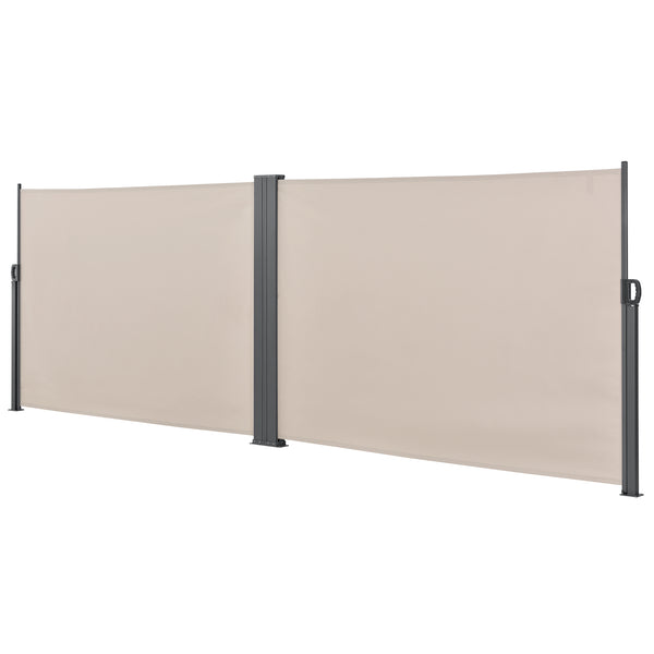 Dubbele oprolbare windscherm - 4 varianten