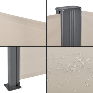 Dubbele oprolbare windscherm - 4 varianten