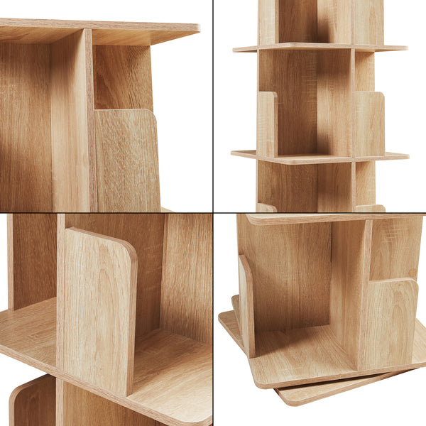 Kinderboekenkast Talöpintaa draaibaar 129x40x40 cm [en.casa]