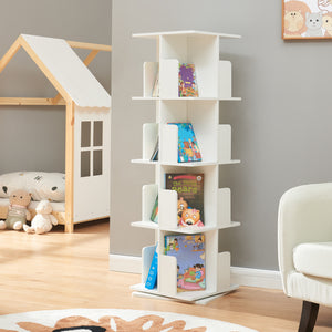 Kinderboekenkast Talöpintaa draaibaar 129x40x40 cm [en.casa]